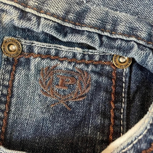 Phat Farm Classics Blue Jeans Mens Size 40x32 - Picture 4 of 11